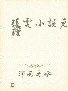 张雯小说免费阅读