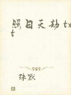 照日天劫 txt