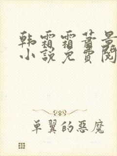 韩霜霜萧景渊的小说免费阅读