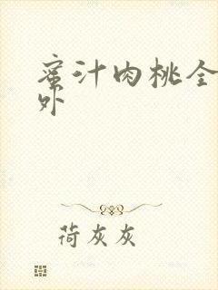 蜜汁肉桃全文番外