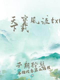 天宝风流txt下载