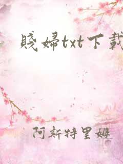 贱妇txt下载