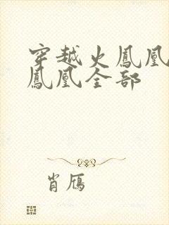 穿越火凤凰干火凤凰全部