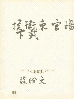 侯卫东官场笔记 下载