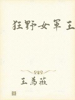 狂野女军王
