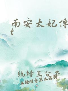 南安太妃传txt