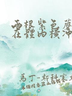 两根紫色蘑菇头在体内横冲直撞