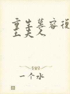 重生慕容复之弄王夫人