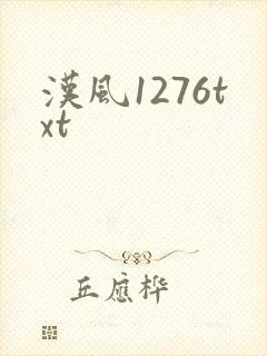 汉风1276txt