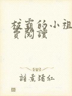 校霸的小祖宗免费阅读