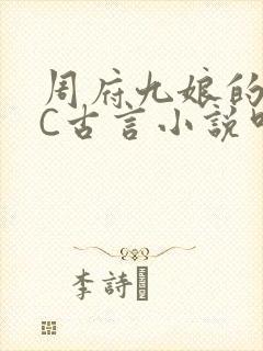 周府九娘的NPC古言小说叫什么