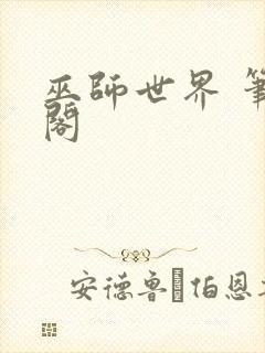 巫师世界 笔趣阁