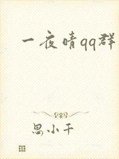 一夜晴qq群
