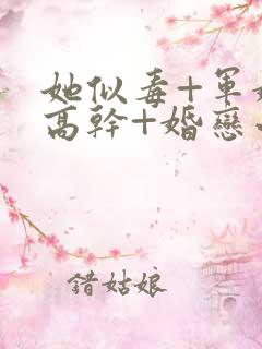 她似毒+军婚+高干+婚恋小说