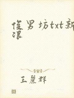 俊男坊txt新浪