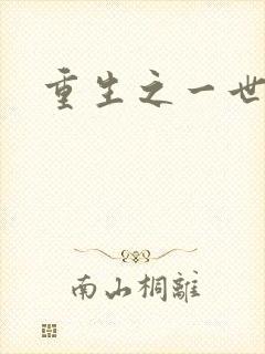 重生之一世枭雄