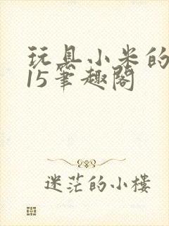 玩具小米的1一15笔趣阁