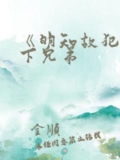 《明知故犯》年下兄弟