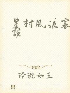 农村风流寡妇小说