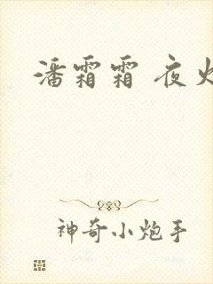潘霜霜 夜火