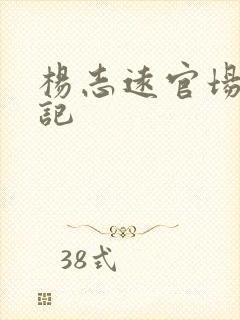 杨志远官场飙升记