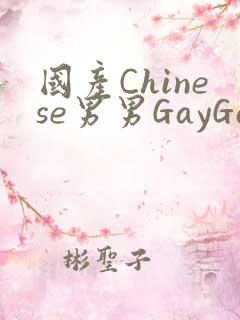 国产Chinese男男GayGayAPP