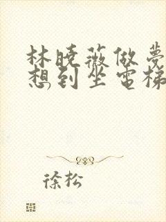 林晓薇做梦也没想到坐电梯到小区物业