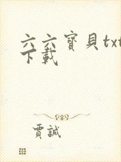 六六宝贝txt下载