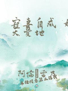 宠妻自成  婚天爱地