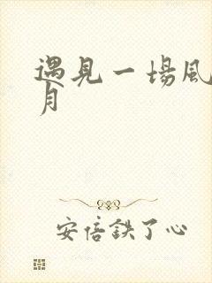 遇见一场风花雪月