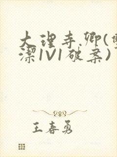 大理寺.卿(双洁1V1破案)