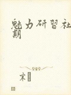 魅力研习社43期