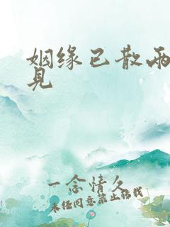 姻缘已散两不相见