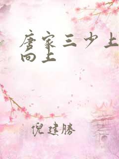 唐家三少上天天向上