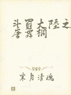 斗罗大陆之肉奴唐舞桐