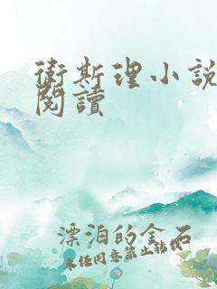 卫斯理小说在线阅读