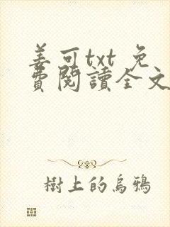 姜可txt 免费阅读全文在线阅读无弹窗笔