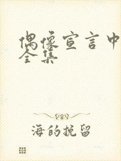 偶像宣言中文版全集