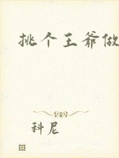 挑个王爷做夫君