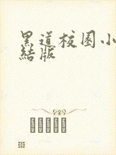 黑道校园小说完结版