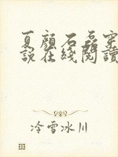 夏颜石磊穿越小说在线阅读