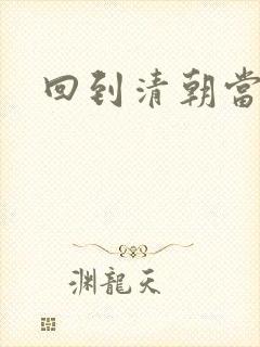 回到清朝当王妃