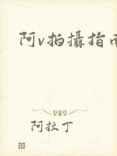 阿v拍摄指南