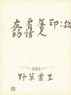 左肩唇印:总裁的情人