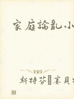 家庭论乱小说