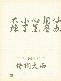 不小心用仙君修炼了怎么办