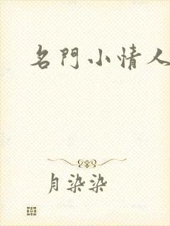 名门小情人