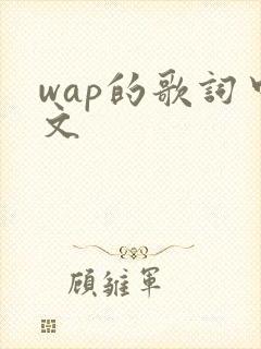 wap的歌词中文