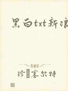黑白txt新浪