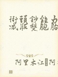 街头钞能力无删减版双胞胎